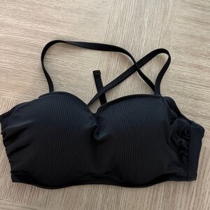 Black Women's Swim Top